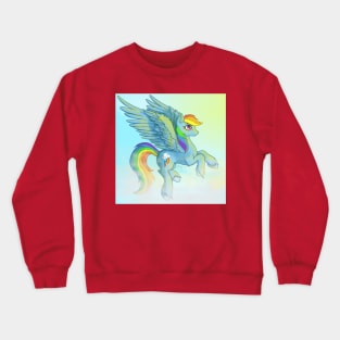 Rainbow Dash in the Clouds Crewneck Sweatshirt